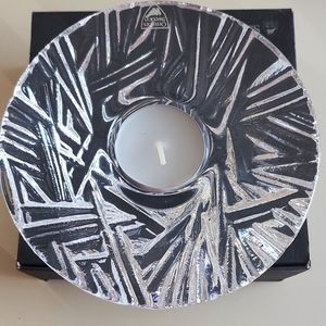 Crystal candle holder